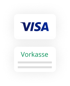 Visa Vorkasse