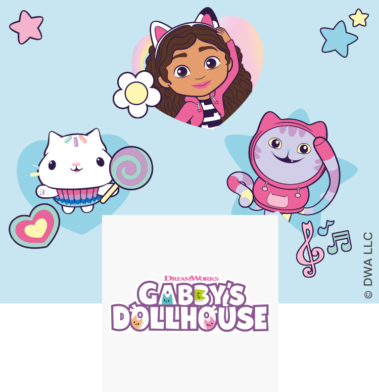 Gabby&apos;s Dollhouse Header für Kinder